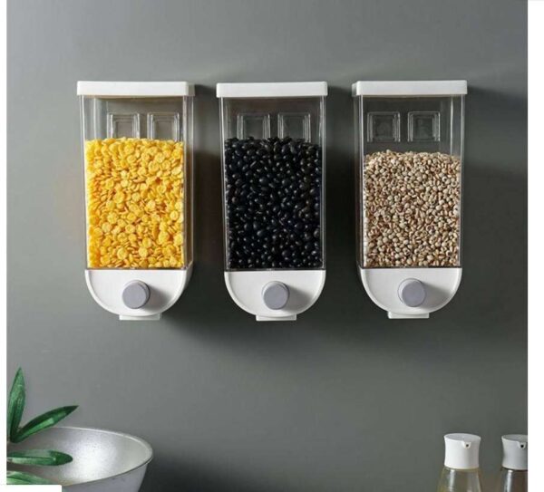 Airtight Grain Storage Box for Kitchen, Durable Food Storage Container for Grains, Clear Grain Storage Box for Pantry Organization