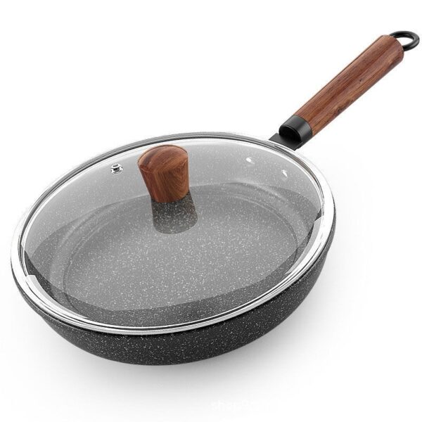 Medical Stone Non-Stick Frying Pan, Multi-Functional Light Oil Smoke Griddle, Ideal for Healthy Cooking