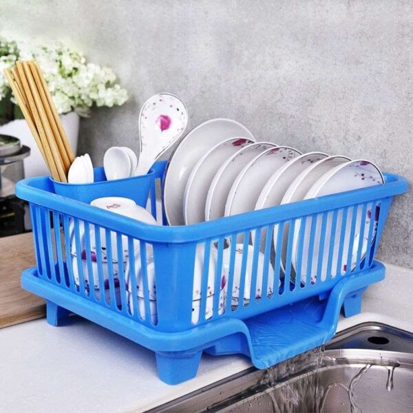 Kitchen Drain Dish Rack, Practical and Space-Saving Organizer for Drying Dishes, Ideal for Any Kitchen Sink