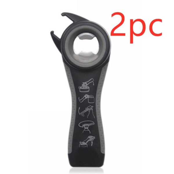 5-in-1 Creative Multifunction Stainless Steel Can Opener, Beer Bottle Opener, Versatile Kitchen Tool