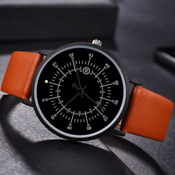 Leather Strap Casual Custom Watch, Stylish Custom Leather Strap Watch for Women, Elegant Casual Leather Strap Watch