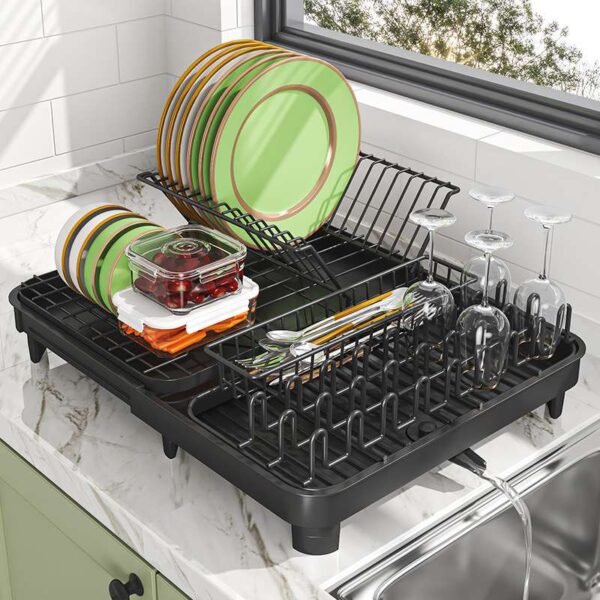 Multifunctional Kitchen Bowl Rack, Versatile Organizer for Efficient Kitchen Storage