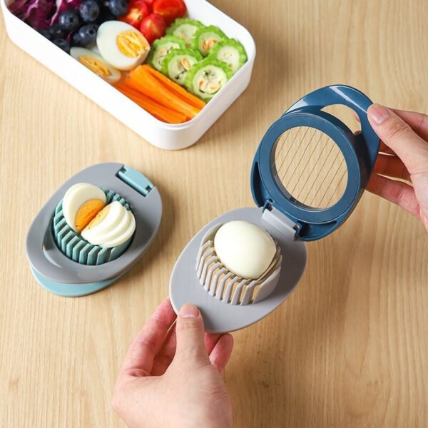 Plastic Kitchen Tool Egg Slicer, Fruit Slicer with Wire Shredder, Multi-Function Kitchen Gadget for Slicing