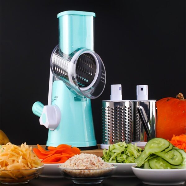 Spiralizer 3-Blade Vegetable Slicer, Multi-Function Spiral Vegetable Cutter, Create Healthy Veggie Noodles Easily