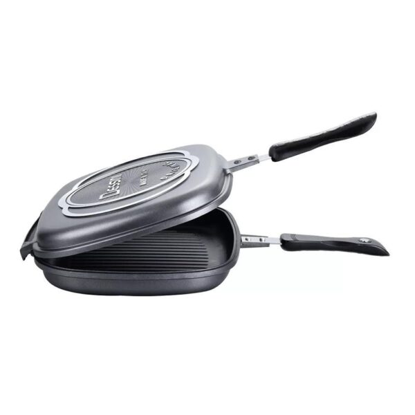 Versatile Double-Sided Non-Stick Frying Pan, Efficient Dual-Surface Cooking Pan, Multi-Functional Non-Stick Skillet