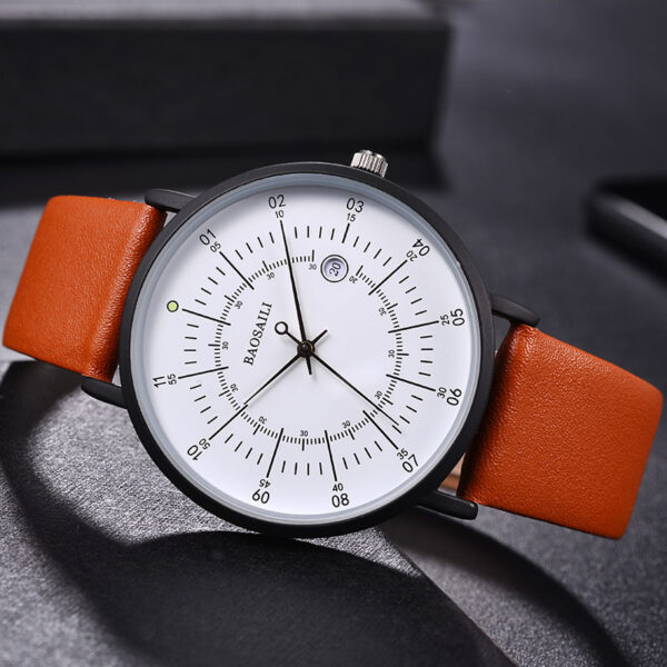 Leather Strap Casual Custom Watch, Stylish Custom Leather Strap Watch for Women, Elegant Casual Leather Strap Watch