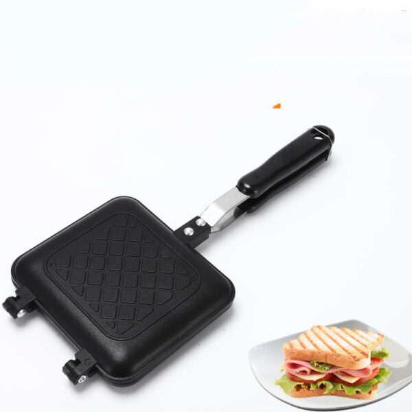 Waffle Bread Toast Mold, Versatile Breakfast Pan for Toast and Waffles, Durable Non-Stick Design