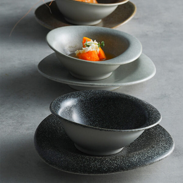 Classic Ceramic Dish Set for Everyday Use, Durable Household Ceramic Tableware, Elegant Ceramic Dishes for Home Dining