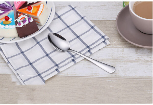 Thickened Stainless Steel Tableware, Durable Soup and Coffee Spoon, High-Quality Utensils for Everyday Use