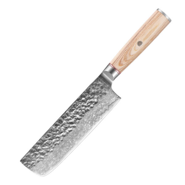 Damascus Steel Handcrafted Kitchen Knife, Premium Chef Knife for Professional Cooking, Durable and Sharp Kitchen Tool