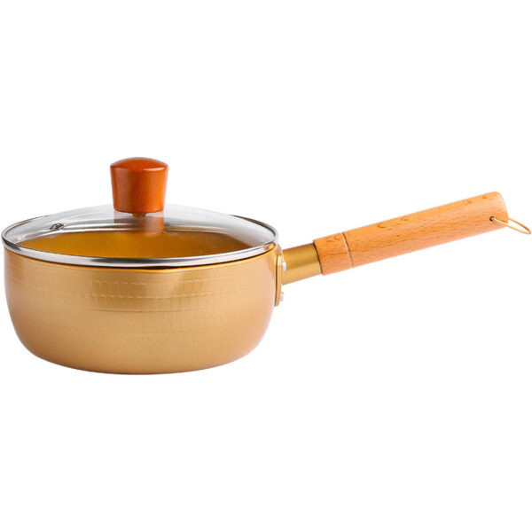 Non-Stick Mini Hot Milk Pot for Baby Food, Household Noodle Cooking Pot for Easy Meals, Compact Non-Stick Pot for Milk and Noodles