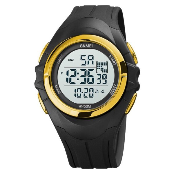 Dual-Time Sports Electronic Watch for Students, Versatile Outdoor Electronic Watch with Dual-Time Feature, Stylish Dual-Time Sports Watch for Students and Outdoor Activities