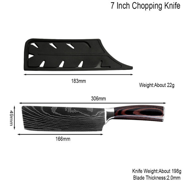 Universal Peel Knife, Versatile Kitchen Knife for Peeling and Slicing, High-Quality Chef's Knife for Everyday Use