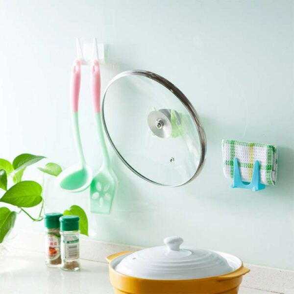 Wall-Mounted Kitchen Lid Holder, Space-Saving Organizer for Pot Lids, Efficient Storage Solution for Kitchen Essentials