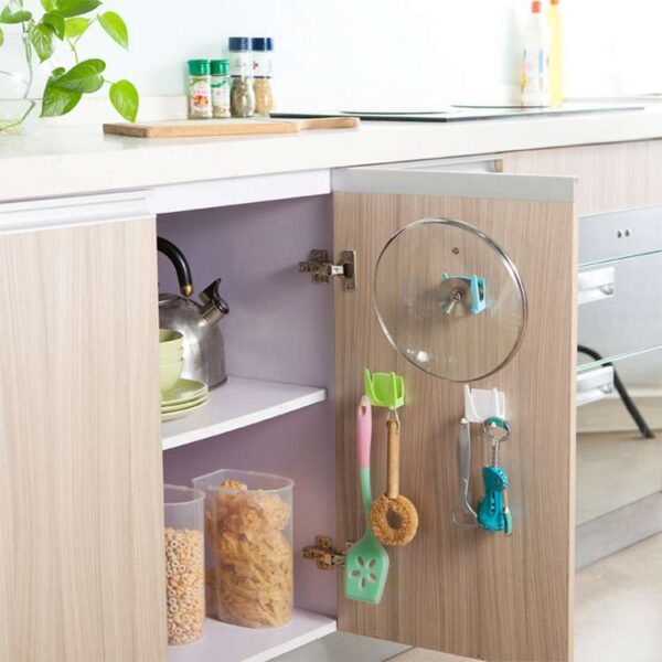 Wall-Mounted Kitchen Lid Holder, Space-Saving Organizer for Pot Lids, Efficient Storage Solution for Kitchen Essentials