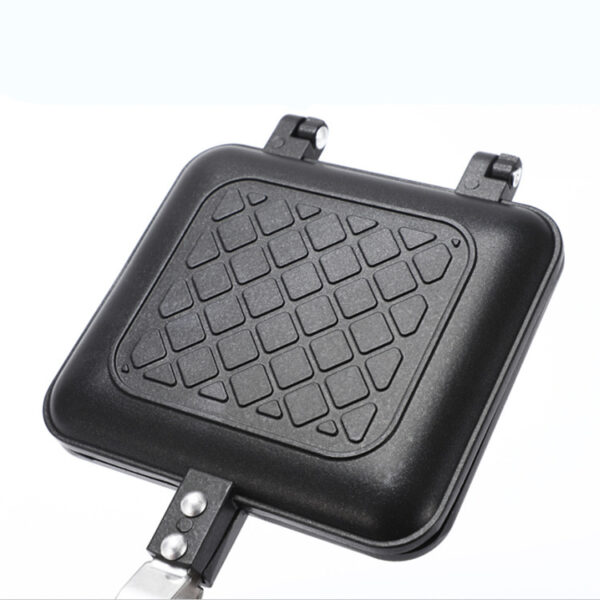 Waffle Bread Toast Mold, Versatile Breakfast Pan for Toast and Waffles, Durable Non-Stick Design