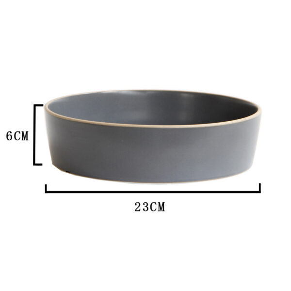 Nordic Style Tableware Baking Bowl, Elegant Baking Bowl for Household Use, Durable Nordic Design Baking Bowl