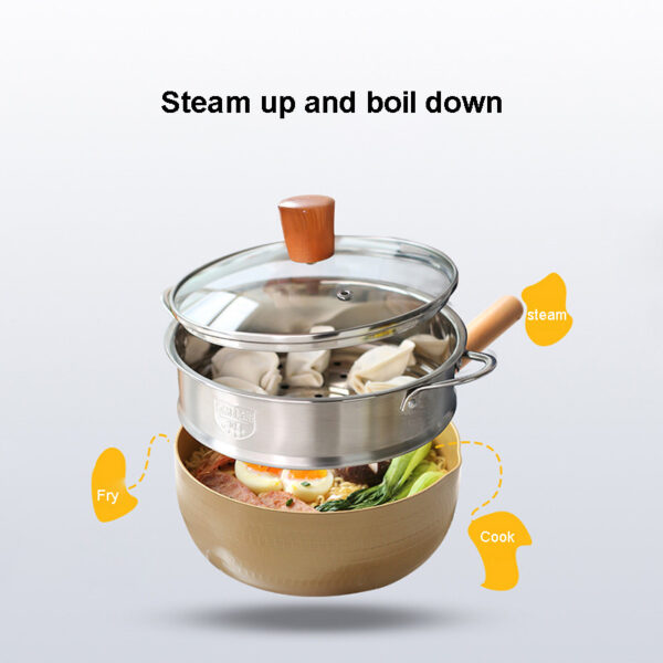 Non-Stick Mini Hot Milk Pot for Baby Food, Household Noodle Cooking Pot for Easy Meals, Compact Non-Stick Pot for Milk and Noodles