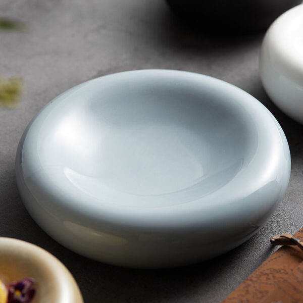 Hot Pot Tableware Ceramic Mood Dishes, Elegant Ceramic Hot Pot Dishes, Mood-Enhancing Hot Pot Tableware for Dining