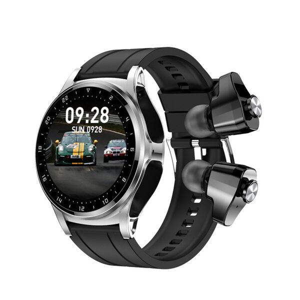 GT66 Smart Watch with TWS 2-in-1 Bluetooth HD Voice Calling, Advanced GT66 Smart Watch with Bluetooth and HD Voice Call