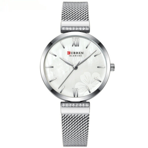 Women's Fashionable Alloy Quartz Simple Watch, Elegant Alloy Quartz Watch for Women with Minimalist Design, Stylish Women's Simple Alloy Quartz Watch