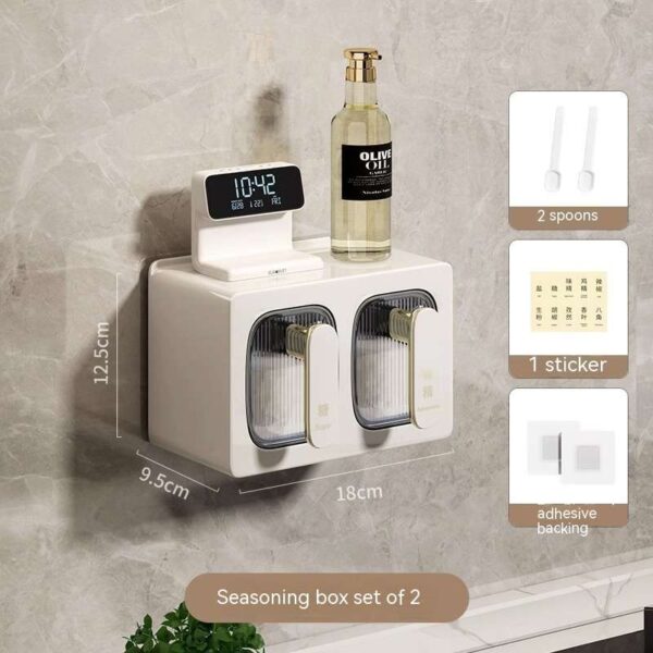 Drawer Type Seasoning Box, Kitchen Spice Jars Combination for Convenient Storage