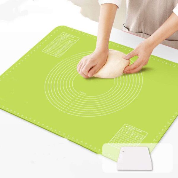 Antibacterial Thickened Silicone Kneading Mat for Household Baking, Non-Stick and Easy-to-Clean, Durable Kitchen Accessory