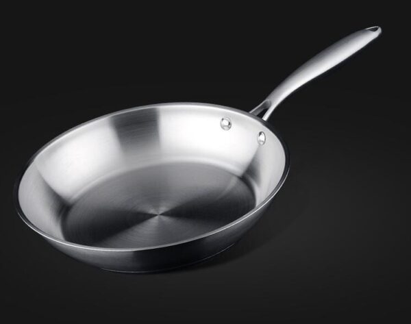 High-Quality Steel Frying Pan, Durable Cookware for Everyday Use, Essential Kitchen Skillet