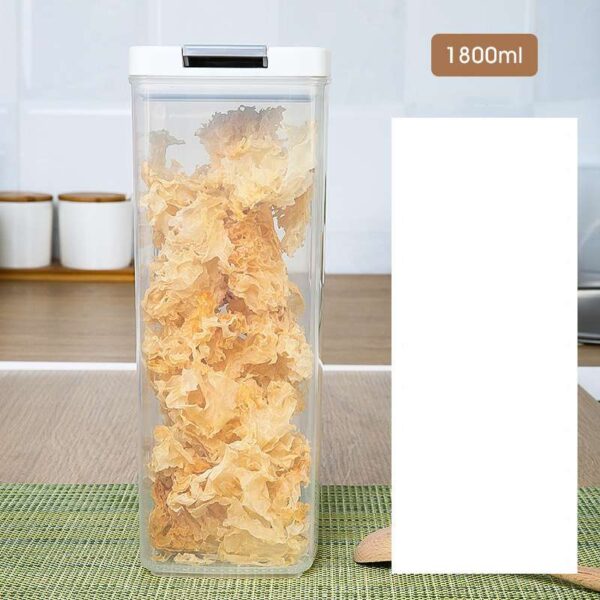 Plastic Whole Grain Food Storage Box, Airtight Kitchen Container for Grains, Durable and Practical