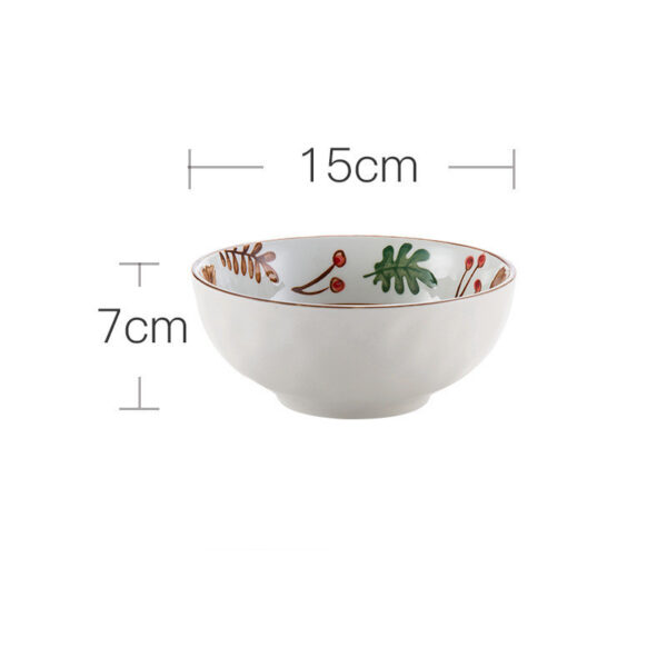 Ceramic Tableware Set Household Ceramic Bowl, Noodle And Dish Combination, Complete Ceramic Tableware Set for Home Dining, Stylish and Functional Bowl and Dish Collection