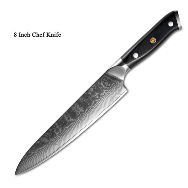 Japanese Damascus Steel Kitchen Knife, Precision Fruit Knife for Professional Chefs