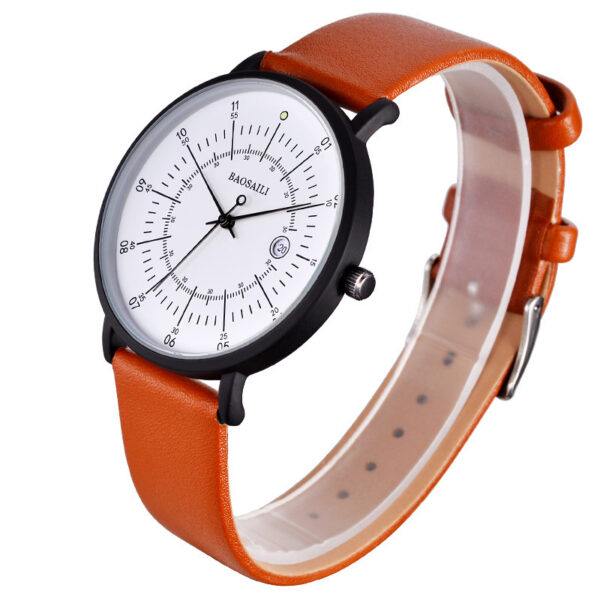 Leather Strap Casual Custom Watch, Stylish Custom Leather Strap Watch for Women, Elegant Casual Leather Strap Watch