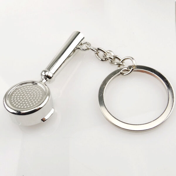 Metal Pan Spoon Keychain, Kitchen Accessory Charm, Practical and Stylish Key Holder