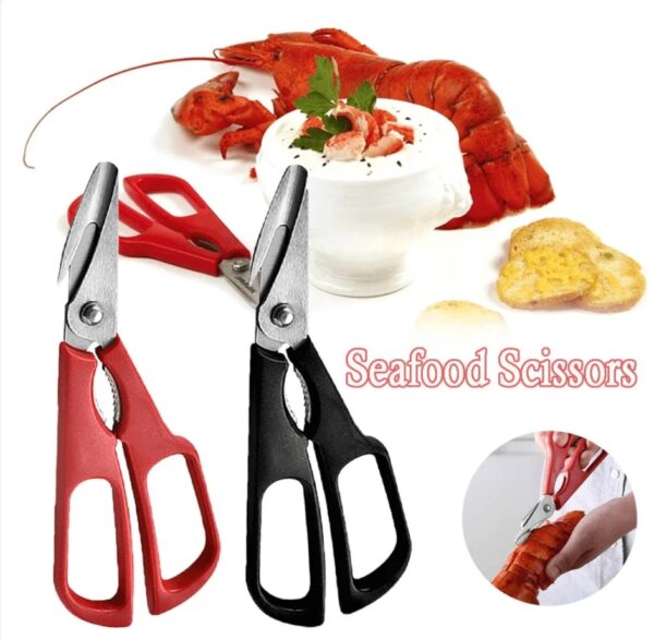 Multifunctional Kitchen Scissors, Versatile Kitchen Scissors for Cutting and Snipping, Durable Multifunctional Scissors for Kitchen Tasks