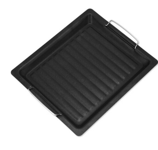 Rectangular Nonstick Pan for Barbecue Dishes, Ideal for Grilling and Roasting, Easy to Clean and Maintain