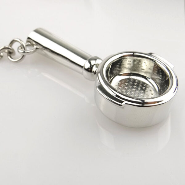 Metal Pan Spoon Keychain, Kitchen Accessory Charm, Practical and Stylish Key Holder