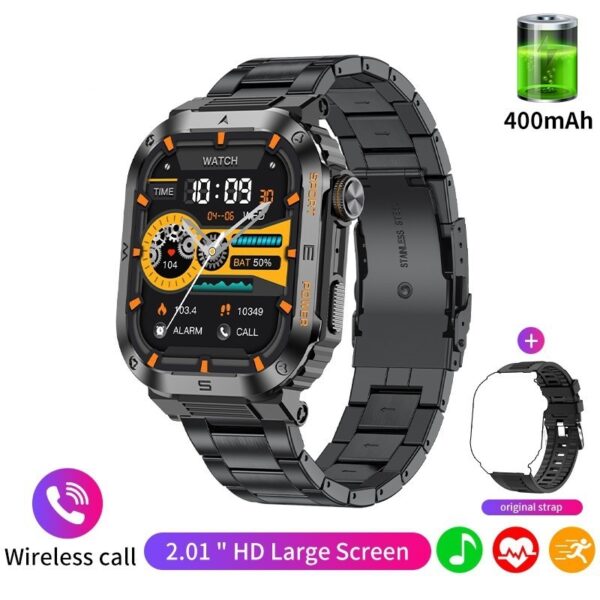 Multifunctional Waterproof Alarm Clock Watch with Large Dial and Smart Reminder, Large Dial Multifunctional Waterproof Smart Reminder Watch