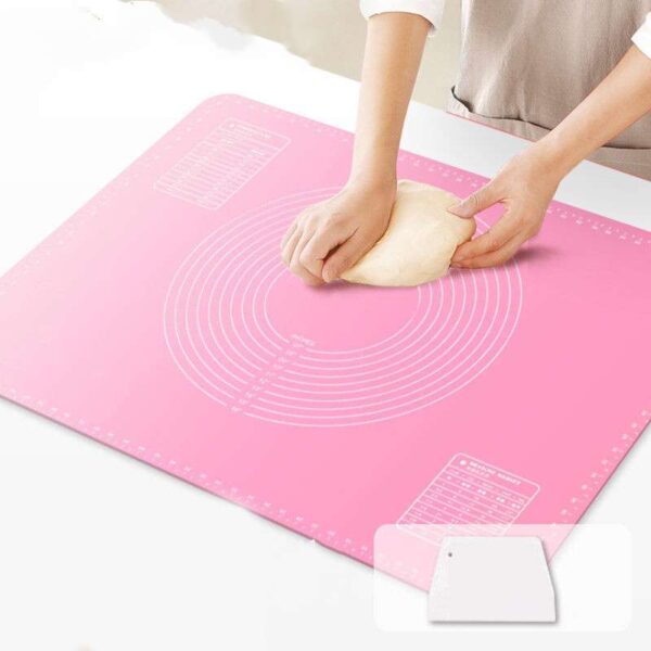 Antibacterial Thickened Silicone Kneading Mat for Household Baking, Non-Stick and Easy-to-Clean, Durable Kitchen Accessory