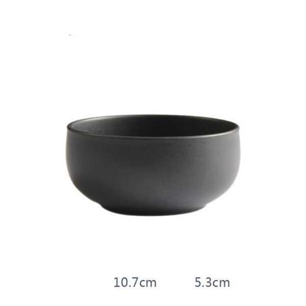 Classic Ceramic Rice Bowl for Everyday Dining, Durable Household Rice Bowl, Elegant Ceramic Bowl for Serving Rice and Other Dishes