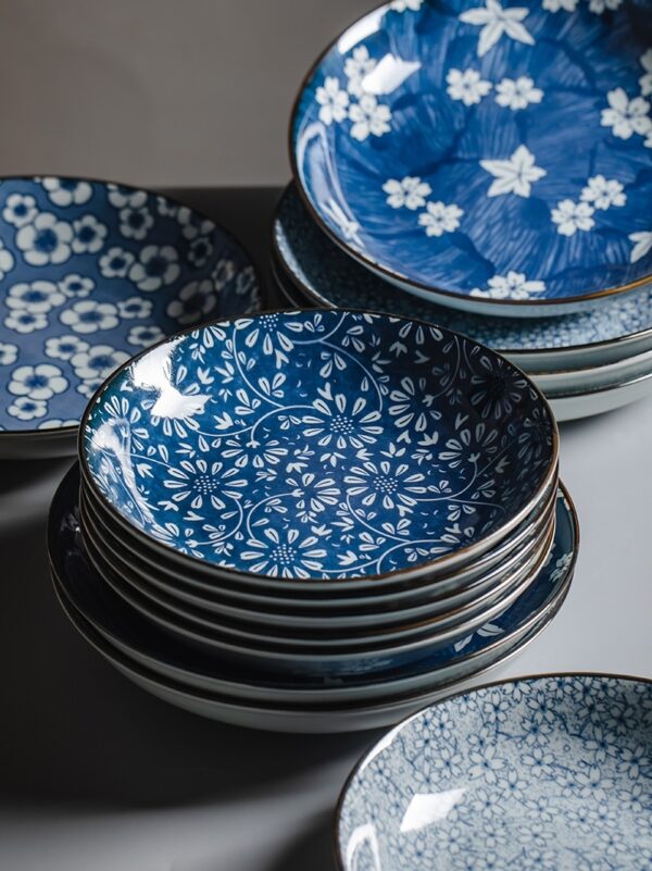 Authentic Japanese Ceramic Tableware Set, Elegant and Functional Dishware for Everyday Use