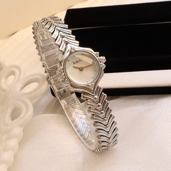 Bamboo Chain Quartz Women's Watch for Elegant Gift, Stylish Quartz Watch with Bamboo Chain for Women, Unique Bamboo Chain Gift Watch for Women