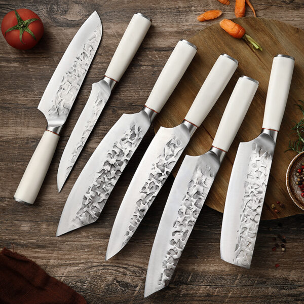 Kitchen Knives Hand-Forged by Experts, High-Quality Chef Knives, Durable and Sharp Kitchen Tools for Professional Cooking