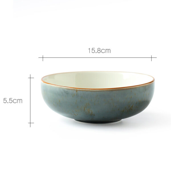 Household European-style Simple Ceramic Tableware, Elegant and Minimalistic European-style Ceramic Tableware for Everyday Use