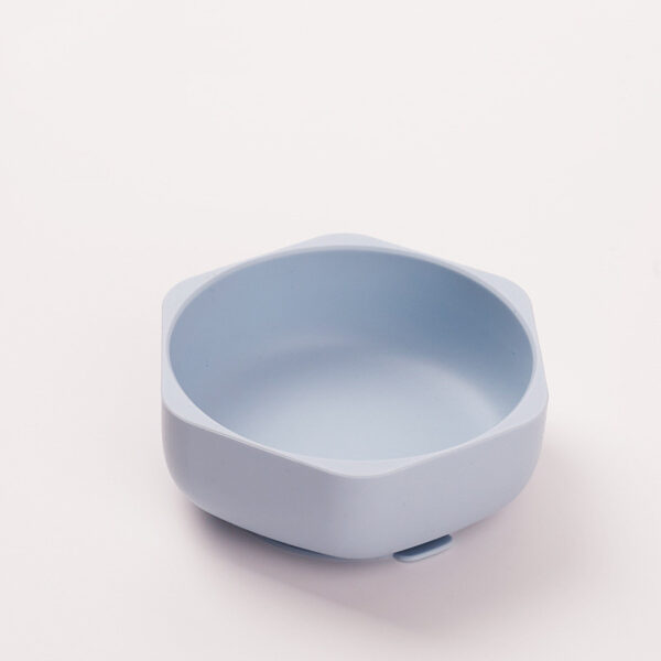 Innovative Honeycomb Silicone Sucker Bowl for Babies, Durable and Safe Baby Tableware, Anti-Slip Silicone Bowl for Mealtime Convenience