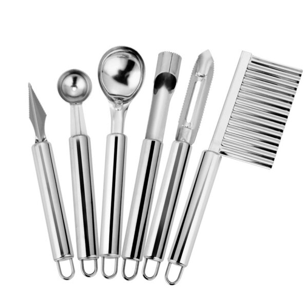 Stainless Steel Kitchen Tools Set, Complete Kitchen Utensils Set for Cooking, Durable and Easy-to-Clean Kitchen Gadget Set