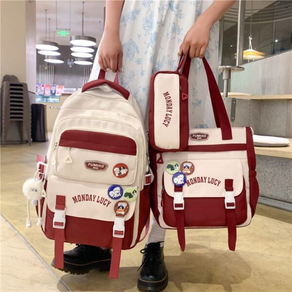 Simple All-Match Travel Backpack for Junior High Students, Versatile Backpack for Junior High School, Junior High School Student Travel Backpack