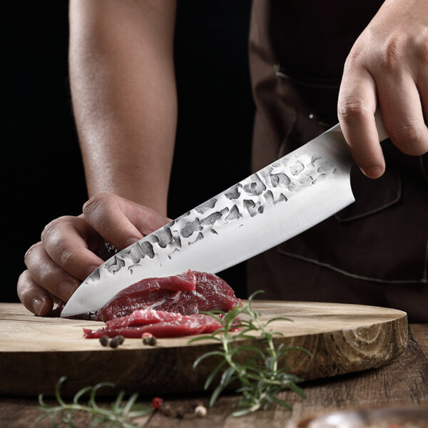 Kitchen Knives Hand-Forged by Experts, High-Quality Chef Knives, Durable and Sharp Kitchen Tools for Professional Cooking