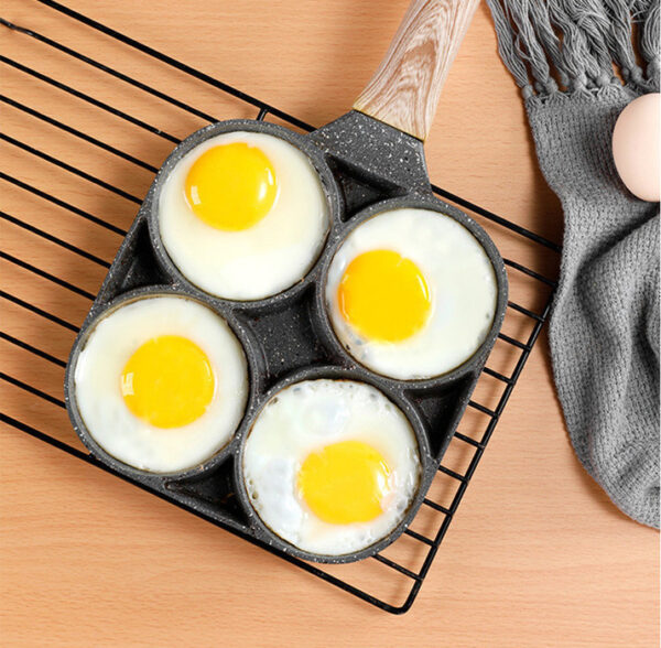 Non-Stick Egg Dumpling Pan, Perfect for Breakfast Egg Burgers and Dumplings, Easy-Clean Cookware