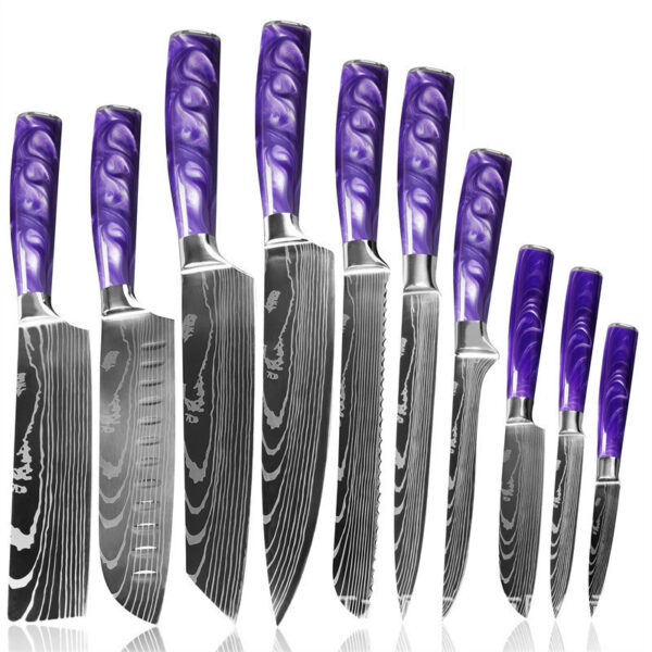 Purple Creative Fruit and Vegetable Knife for Home Use, Stylish Purple Kitchen Knife for Fruits and Vegetables, High-Performance Purple Knife for Cutting