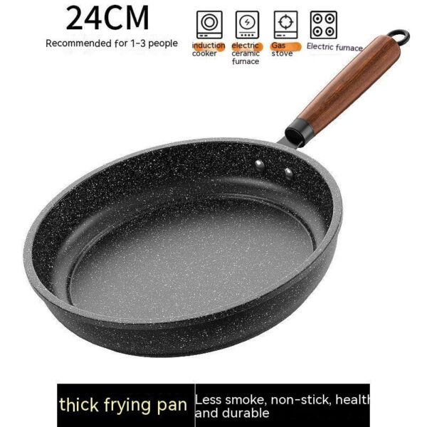 Medical Stone Non-Stick Frying Pan, Multi-Functional Light Oil Smoke Griddle, Ideal for Healthy Cooking